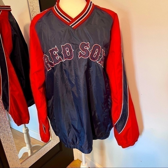 VINTAGE General Merchandise Men’s Red Sox V-Neck Pull-Over Size Large - Picture 1 of 12